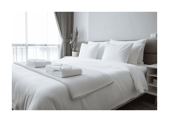 Dormitorio moderno de hotel